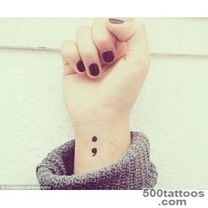 Semicolon Project tattoo trend spreads to raise mental health _41