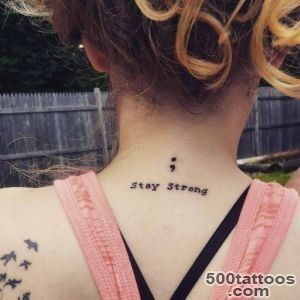 Semicolon tattoos, what do they mean  RC Catalyst_47