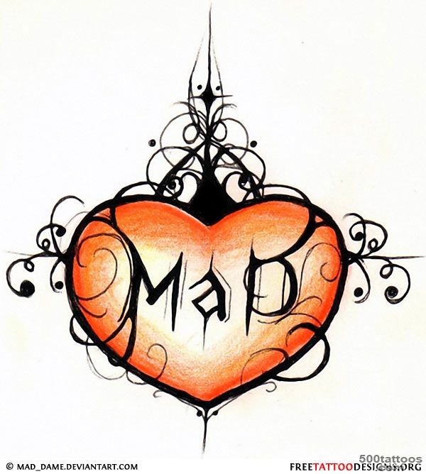 55 Heart Tattoos  Love And Sacred Heart Tattoo Designs_40