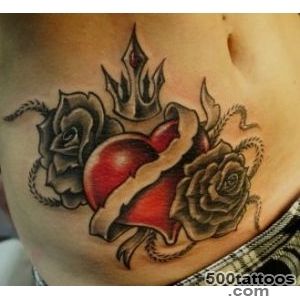 Heart tattoo design, idea, image