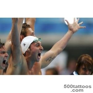 French Olympic swimmer Fabien Gilot explains Hebrew tattoo as a _34