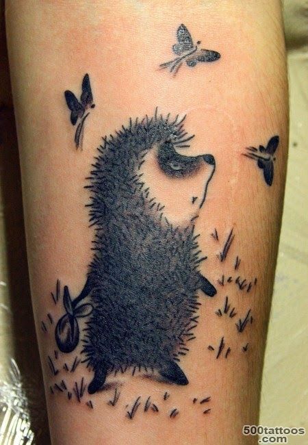 Hedgehog tattoo photo  Tattoo Designs_25