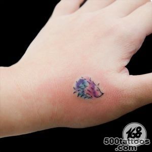 hedgehog #watercolor #small #smalltattoos #tattoo   Chan Lung_23