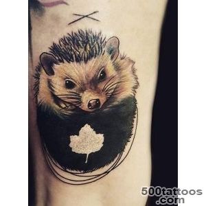 Hedgehog tattoos photos   Tattoowf_26