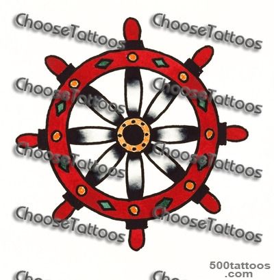 Tattoo Designs   Boat Steering Wheel Helm_12