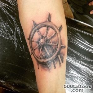 Ships Helm tattoo by Chloe Jackson  Yelp_26