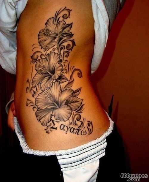 25 Stunning Hibiscus Flower Tattoos For Women_10