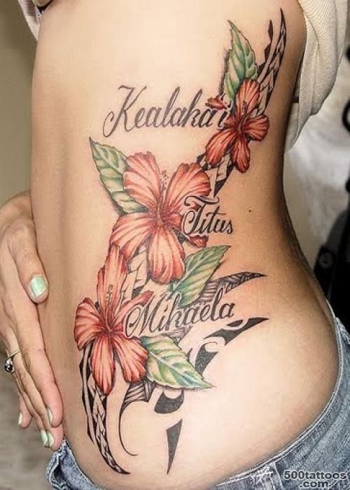 25 Stunning Hibiscus Flower Tattoos For Women_35