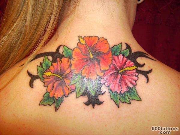 27 Colorful Hibiscus Flower Tattoos   SloDive_38