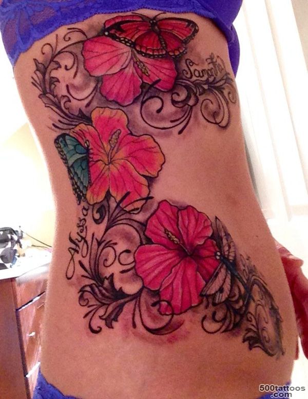 40 Magnificent Hibiscus Flower Tattoos  Art and Design_28