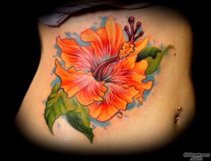 50+ Beautiful Hibiscus Tattoos_19