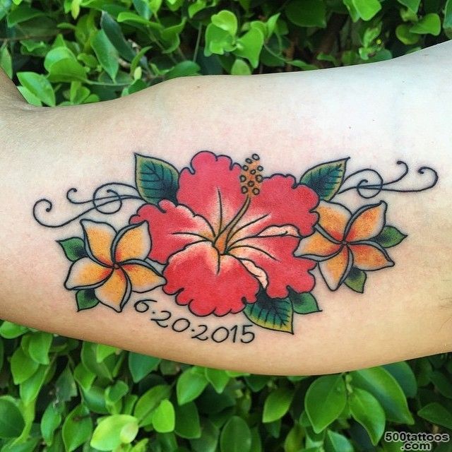 Hibiscus Flower Tattoo_14