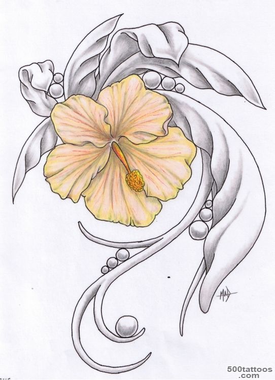 Hibiscus Tattoos, Designs And Ideas  Page 6_25