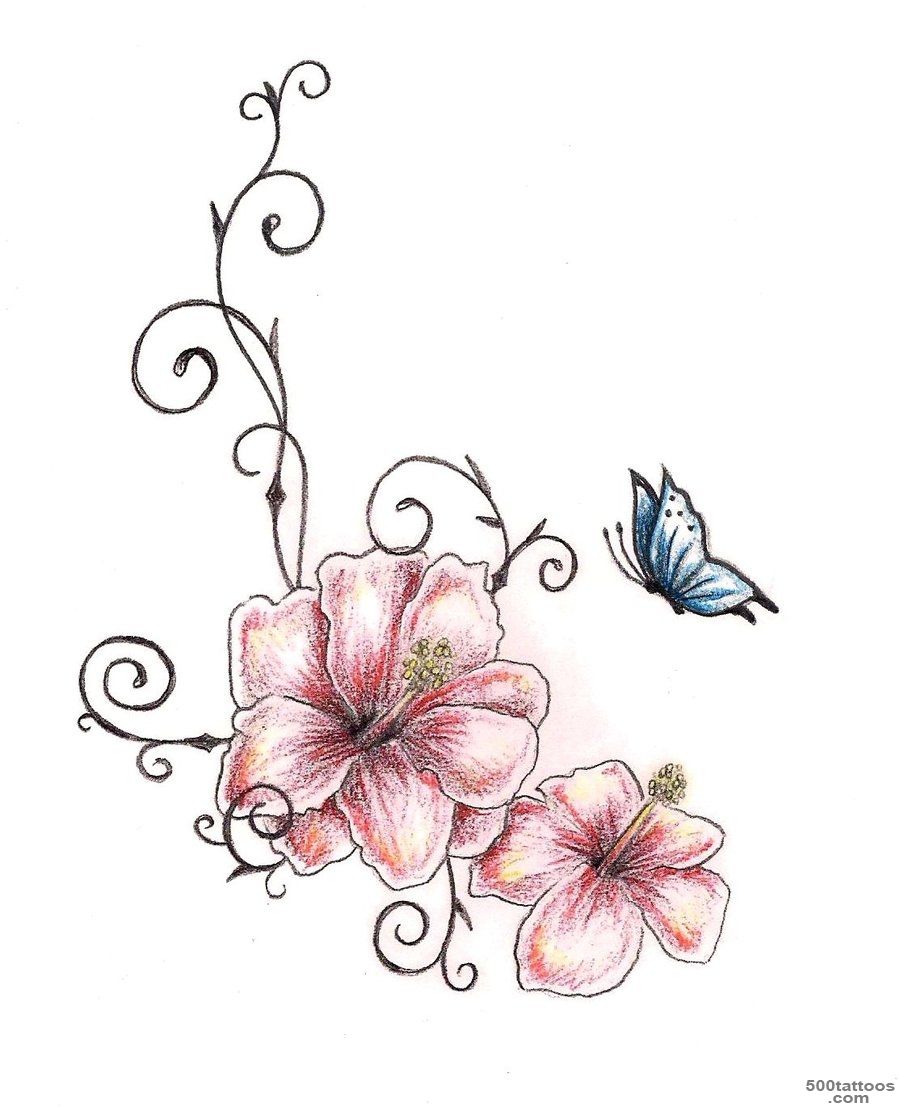 tattoo on Pinterest  Hibiscus Tattoo, Hibiscus Flower Tattoos and ..._18