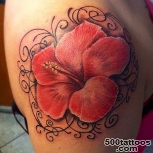25 Stunning Hibiscus Flower Tattoos For Women_33