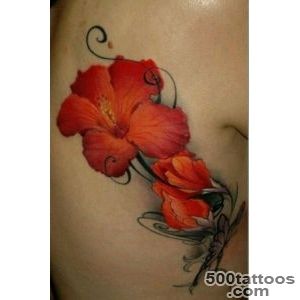 50+ Beautiful Hibiscus Tattoos_37