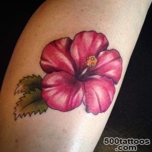 Hibiscus Flower Tattoo_4