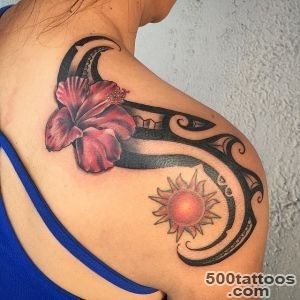 Hibiscus Flower Tattoo_22