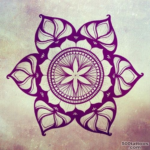 hippie tattoo flower star meditation yoga geometric Abstract ..._48