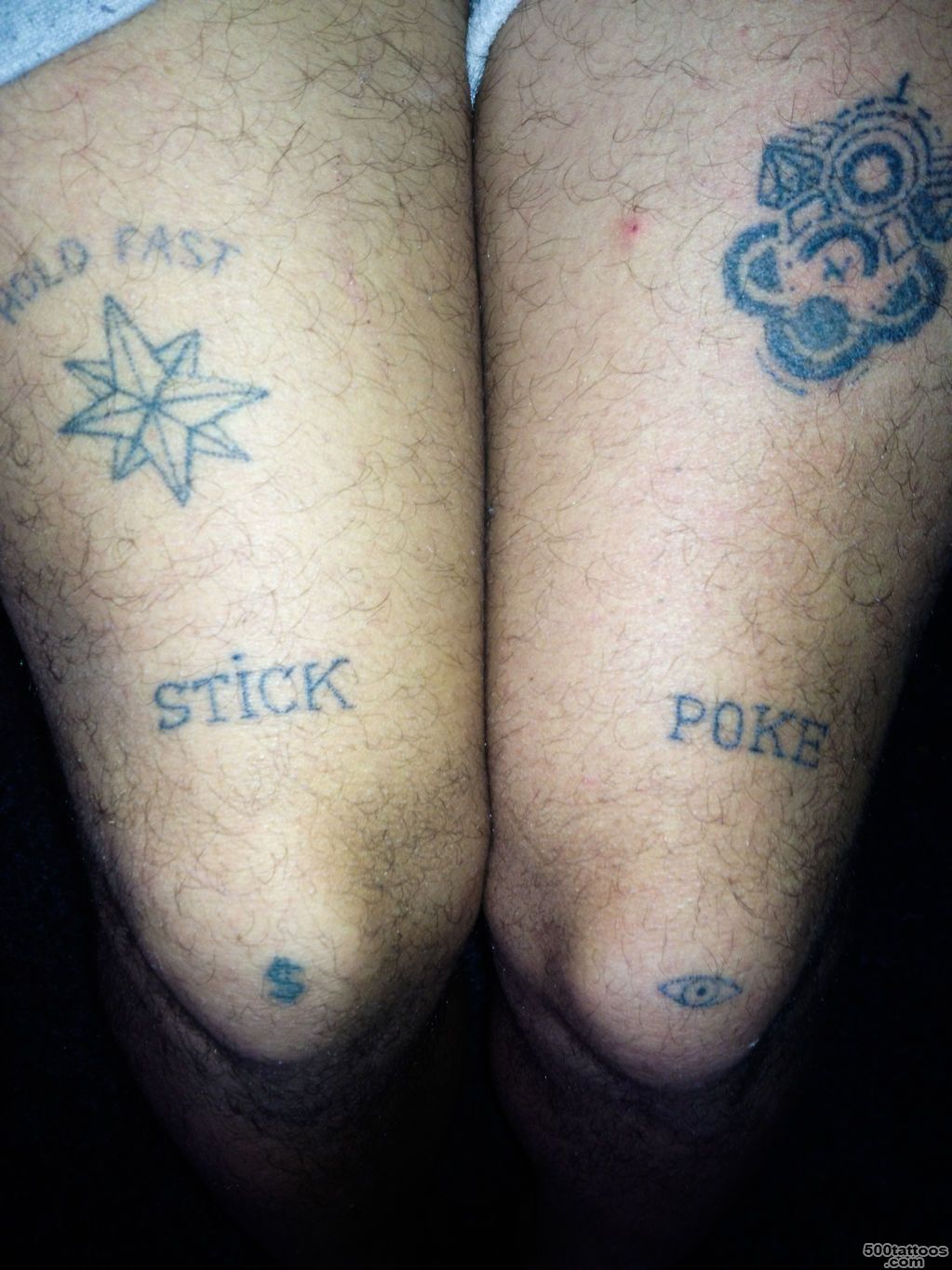 STICK AND POKE homemade tattoos — My legs!_18