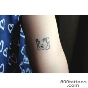 STICK AND POKE homemade tattoos — One of a matching tattoo set for _37