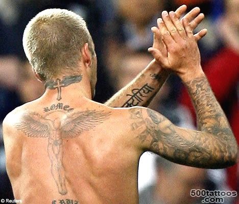 David Beckham Neck Tattoo Meaning amp Pictures of Beckham#39s Neck Tattoos_49