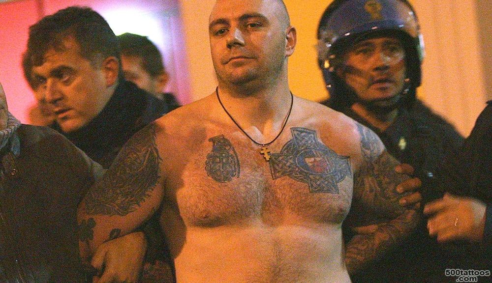 Serben Hooligans Tattoos verraten Chef – B.Z. Berlin_44
