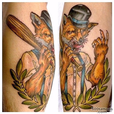Tripp Tattoo   hooligan fox_32