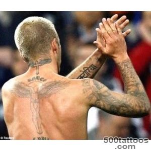 David Beckham Neck Tattoo Meaning amp Pictures of Beckham#39s Neck Tattoos_49