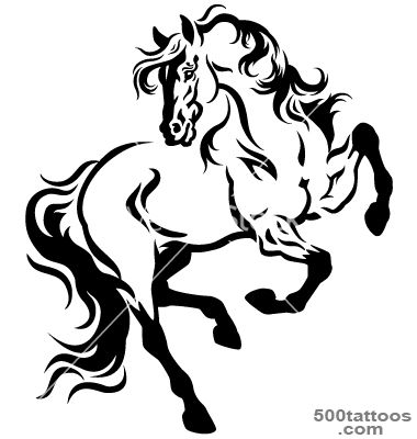 Horse tattoo vector by insima   Image #1661765   VectorStock_5