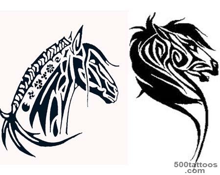 Tribal Horse Tattoos   Lots of Designs amp Ideas_29