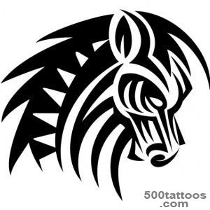 Head of horse tattoo illustration Vector  Free Download_19