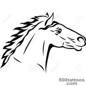 Horse Tattoo Royalty Free Cliparts, Vectors, And Stock _43