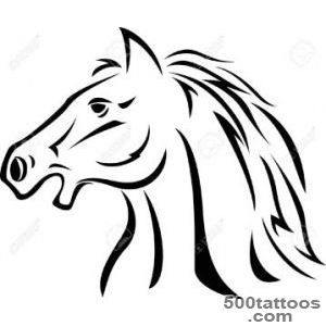 Horse Tattoo Royalty Free Cliparts, Vectors, And Stock _49