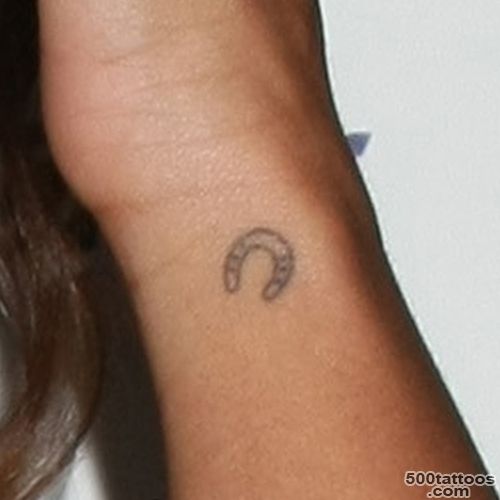Celebrity Horseshoe Tattoos  Steal Her Style_22