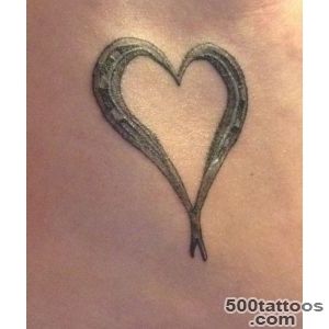 Heart shaped horseshoe tattoo  Tattoos  Pinterest  Horseshoe _11
