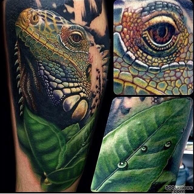 Best iguana tattoo EVER!  Tattoos  Pinterest  Iguanas and ..._5