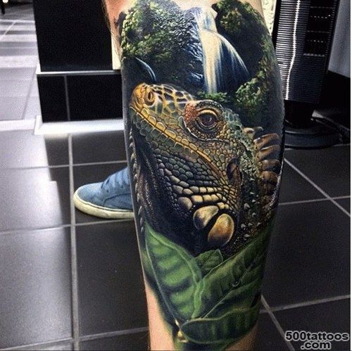 iguana, tatoo, and tatua? by Lilith317  We Heart It_32