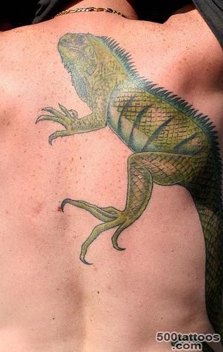 Realistic coloured iguana tattoo   Tattooimages.biz_19