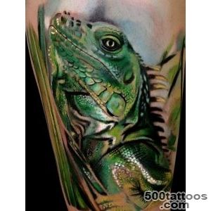 iguana tattoo by affernia andrea  Bush Warriors_3