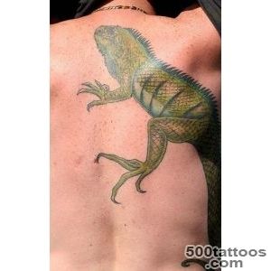 Realistic coloured iguana tattoo   Tattooimagesbiz_19