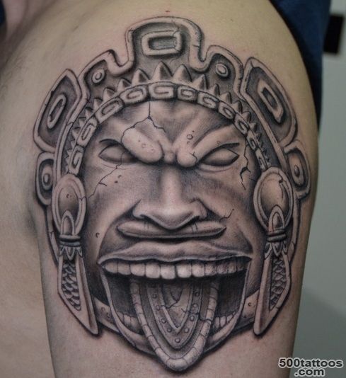 Amazing Inca Warrior Tattoo_41