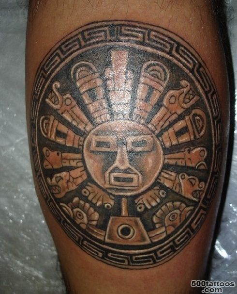 Traditional Inca Sun Tattoo_12