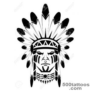 14968208 apache Stock Vector tattoo indian tribal 974?1,300 _39