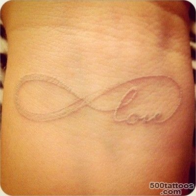 to get a white ink tattoo. Infinity sign with the word #39family#39 on ..._50