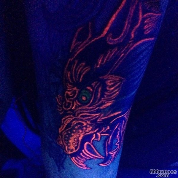 60 Glow In The Dark Tattoos For Men   UV Black Light Ink Designs_29