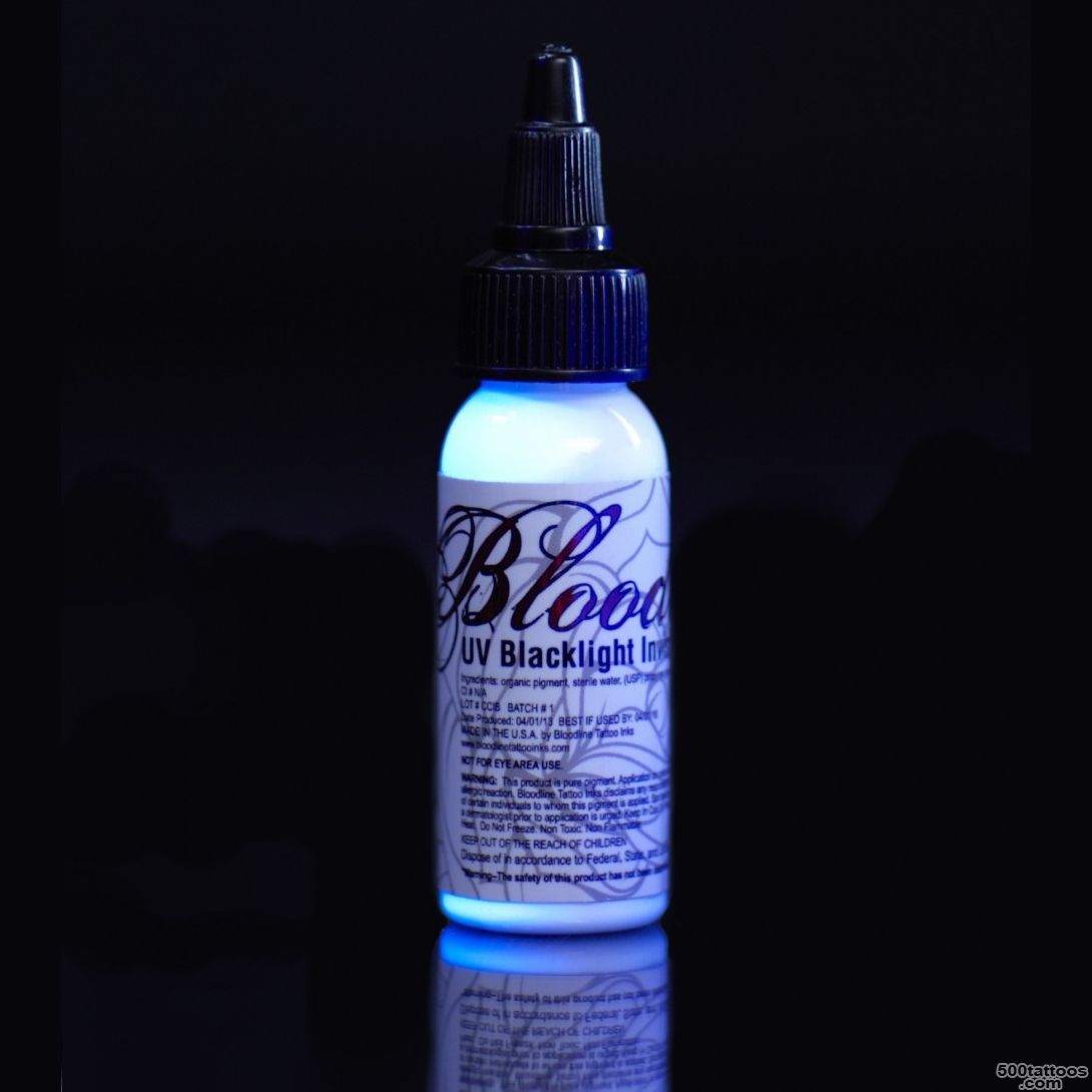 UV blacklight tattoo ink Invisible Fallout in 12 or 1oz bottle_33