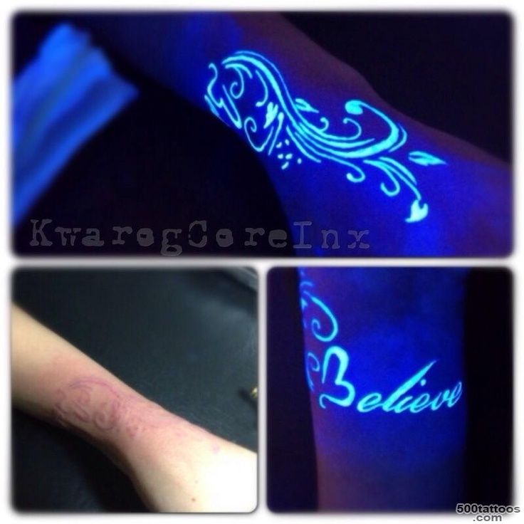 You Have To Believe Blacklight Tattoo On Arm  Fresh 2016 Tattoos ..._18