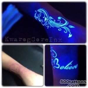 You Have To Believe Blacklight Tattoo On Arm  Fresh 2016 Tattoos _18