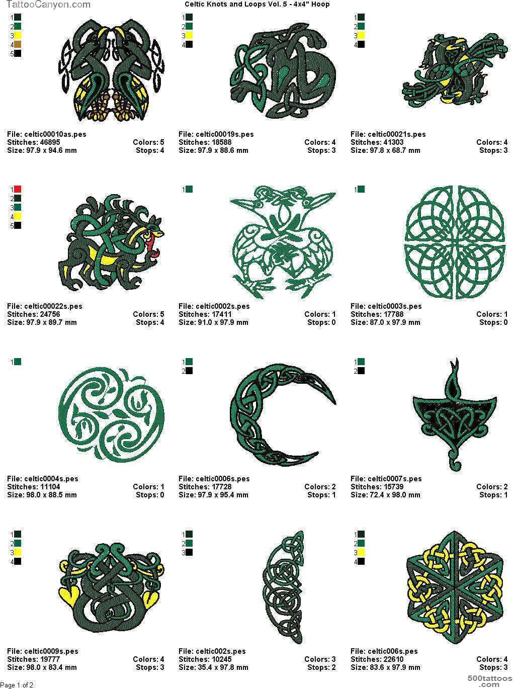 Pin Colorful Irish Celtic Tattoo Designs Real Photo Pictures ..._14